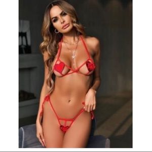 Hearts Red Lingerie Set ♥️
